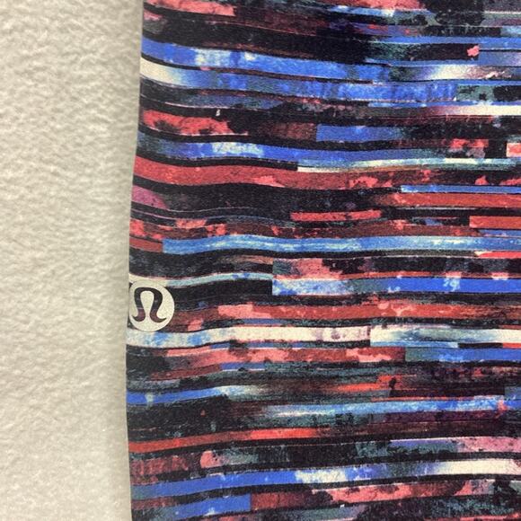 Lululemon Fast & Free 7/8 Tight II *Nulux 25" Hinshu Alpine White Multi Size 8 - Picture 6 of 12